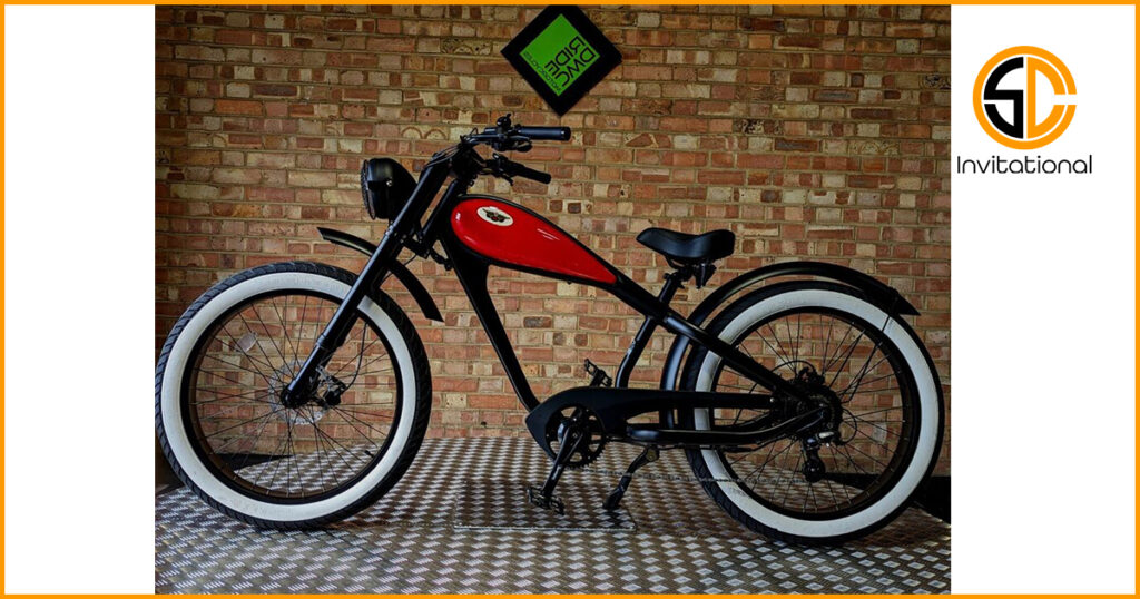 Adult Electric Bicycle 750W 26 inch Fat Tire Cafe Racer Beach Cruiser Bike